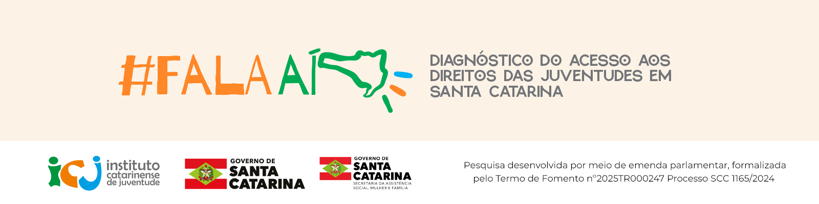 Fala Aí — Diagnóstico do acesso aos direitos das juventudes em Santa Catarina. ICJ e Governo de Santa Catarina.